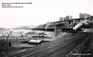 ORAN - ROUTE DU PORT - CONSTRUCTION - 1926 - 02